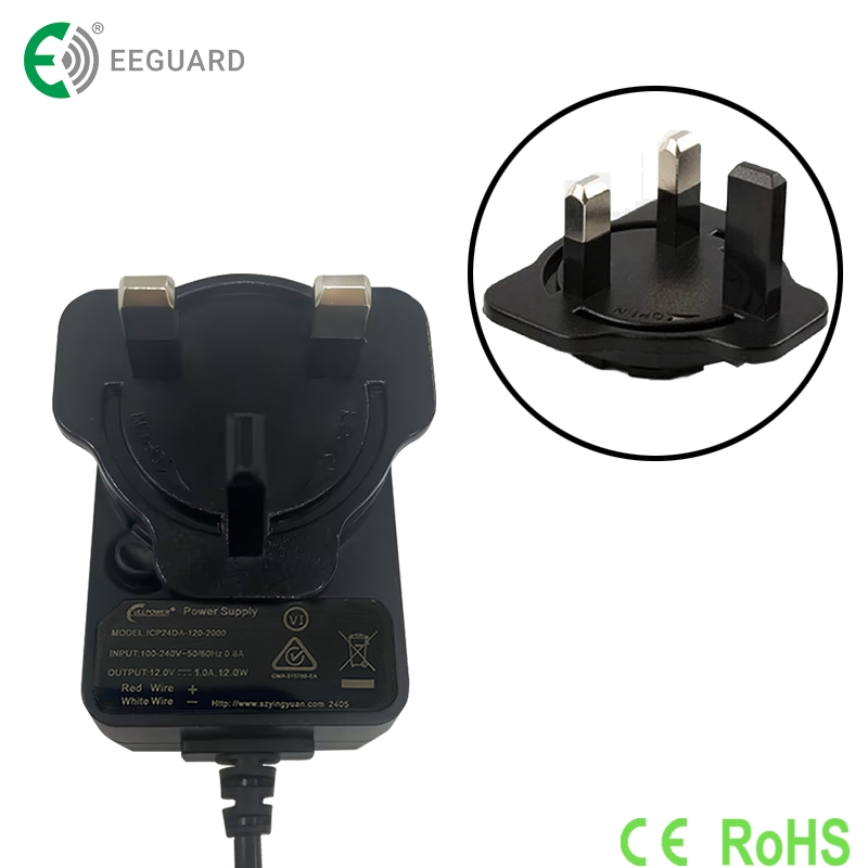 TCP/IP System UK Au EU Power Adapter 12V 2A Support Villa Intercom