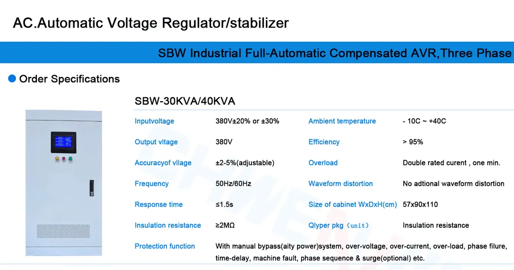 Three-Phase Automatic Voltage Regulator