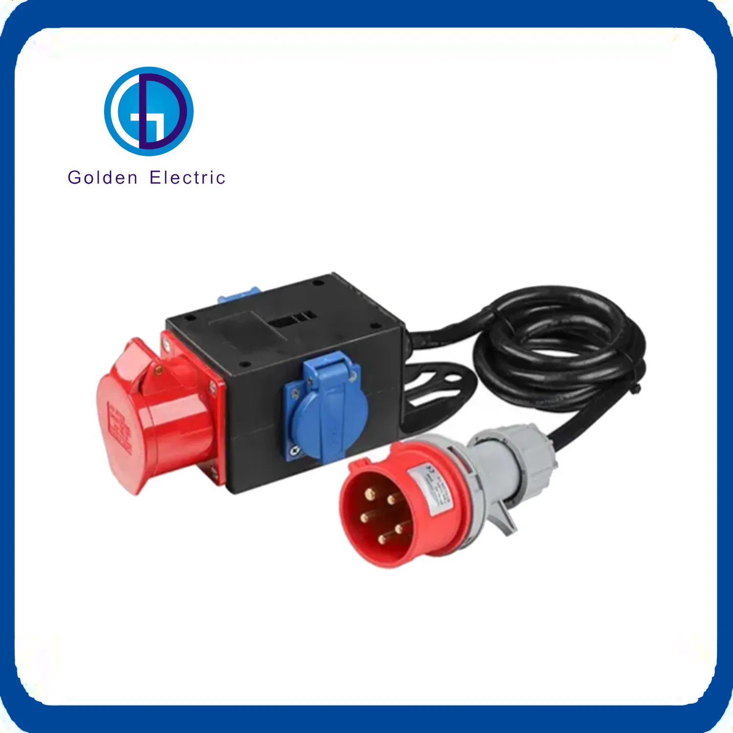 Distribution Power Box 32A 400V 5p Multiple Socket Outlet Multi-Way Adaptor