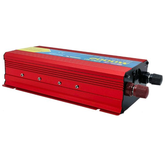 Universal Aluminum Household Appliance Power Inverter 200W DC to AC Vehicle Inverter Intelligent 12V 220V Solar Power Converter