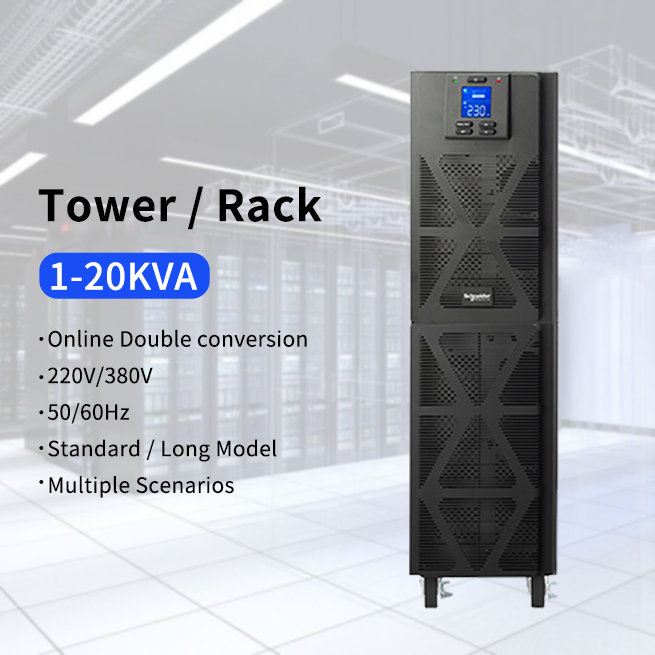 APC UPS Uninterruptible Power Supply Spm10K Online 10kVA/9kw Enterprise Network UPS Power Supply with Built-in Battery