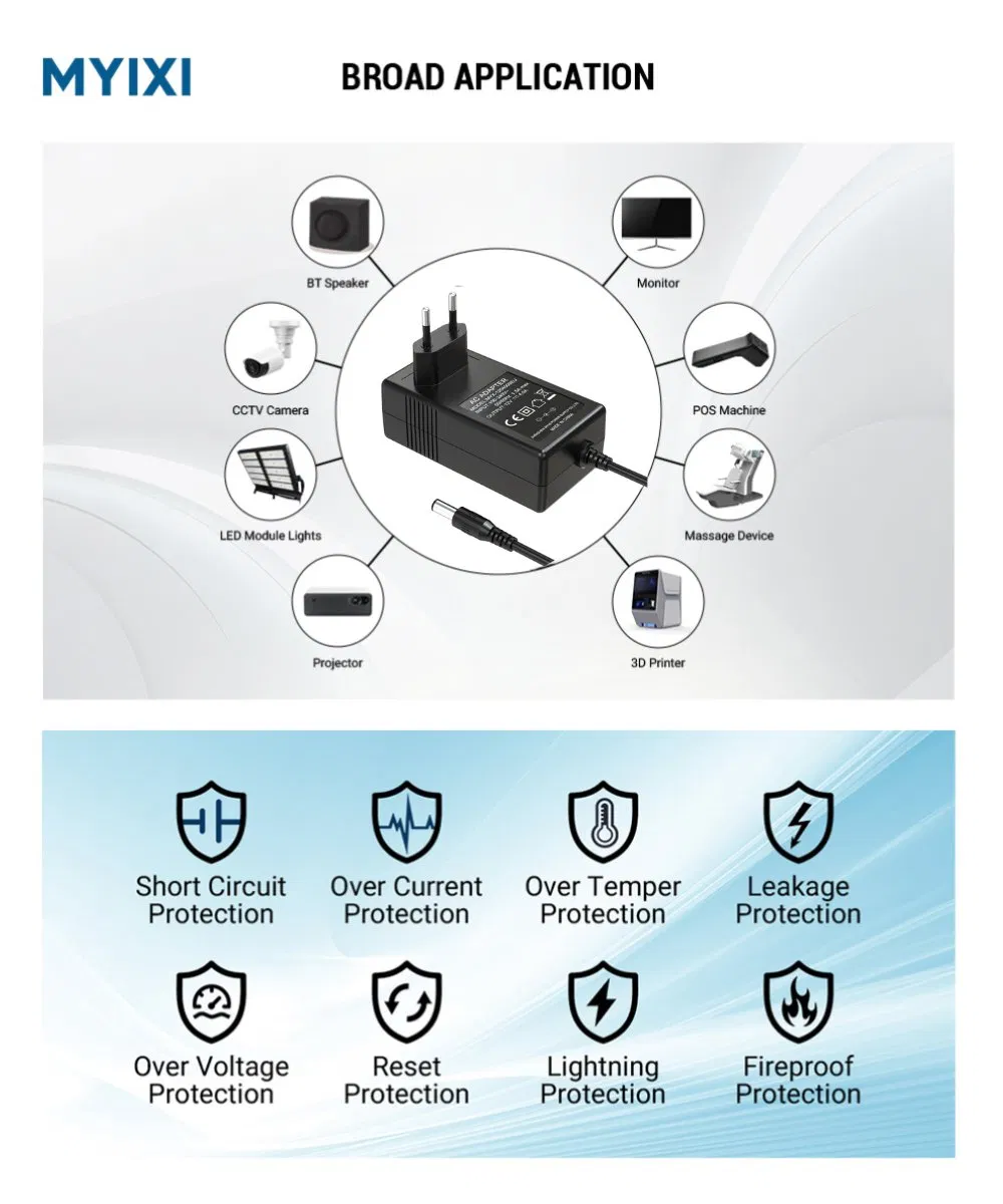 Universal AC DC Power Adapter 24V 12V 19V 5V Multiple Voltage Switching Converter for LED Strip LCD Monitor
