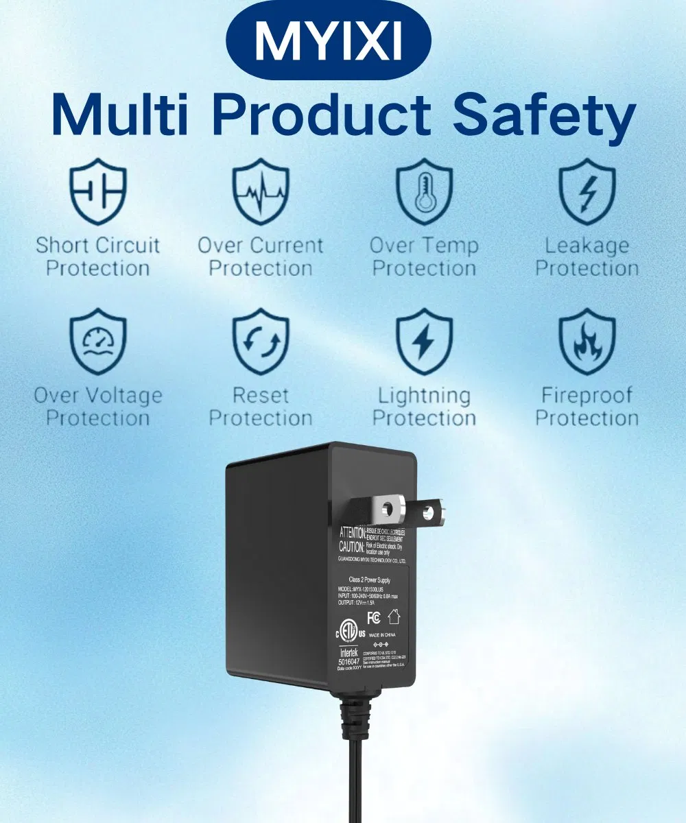 Myixi Universal AC DC Power Adapter with Multiple Voltage Options