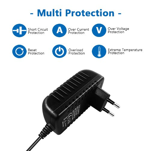 AC DC Adaptor European Standard Convenient Plug Fast Charge 12V1.5A Switching Power Adapter