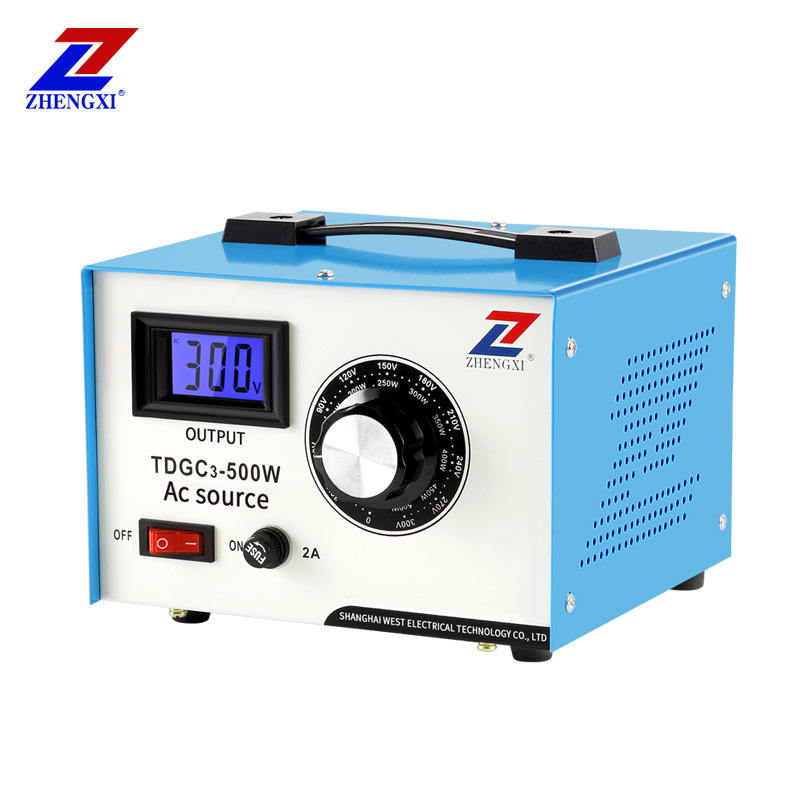 Power Single Phase AC Adjustable Transformer Voltage Regulator Autocoupling Household