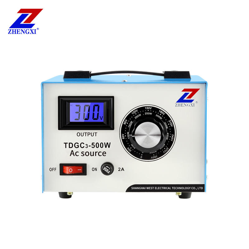 Power Single Phase AC Adjustable Transformer Voltage Regulator Autocoupling Household