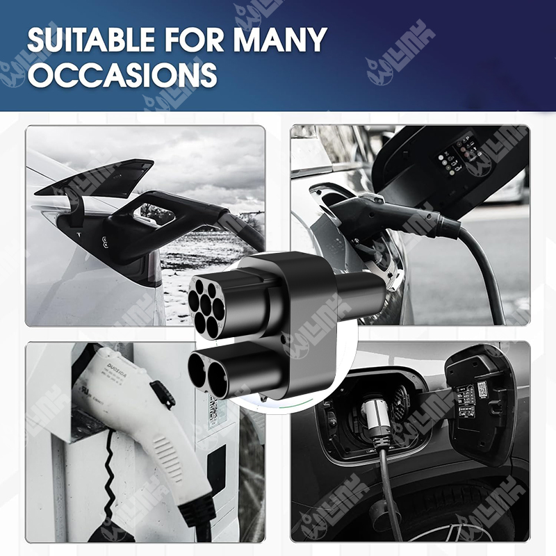 High-Performance CCS2 to Nacs DC and AC Power Adapter