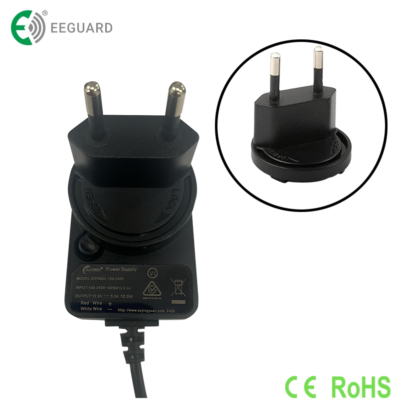 TCP/IP System UK Au EU Power Adapter 12V 2A Support Villa Intercom