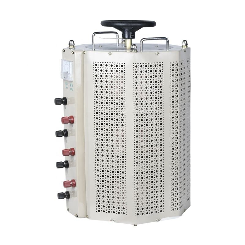 380V Input 0-430V Output Manual Adjustment Voltage Regulator Transformer Three Phase AC