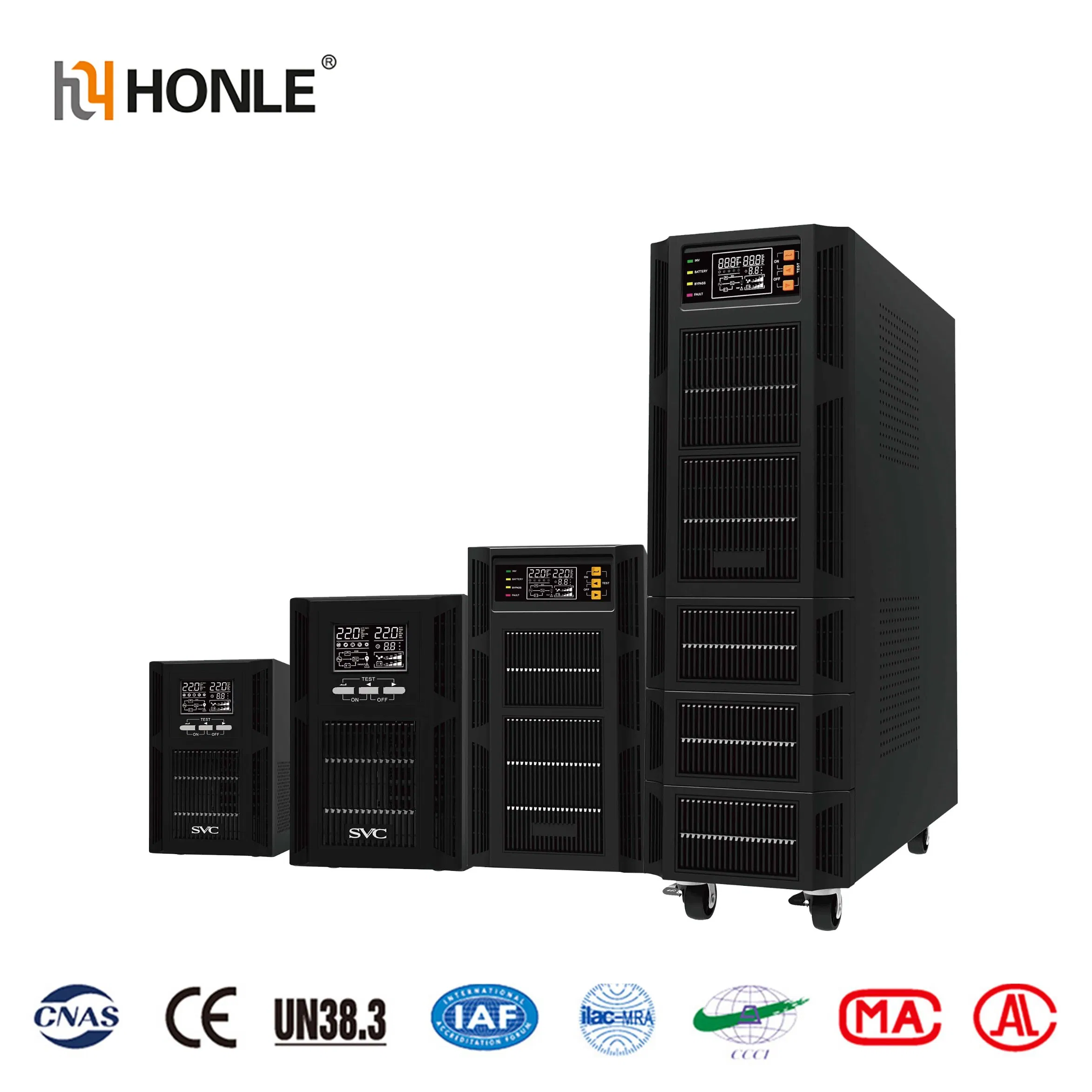 Honle 3 Phases 380V400V 50Hz 500va 650va 1000va 1200va Modular UPS Power Supply Online UPS Uninterruptible Power Supply