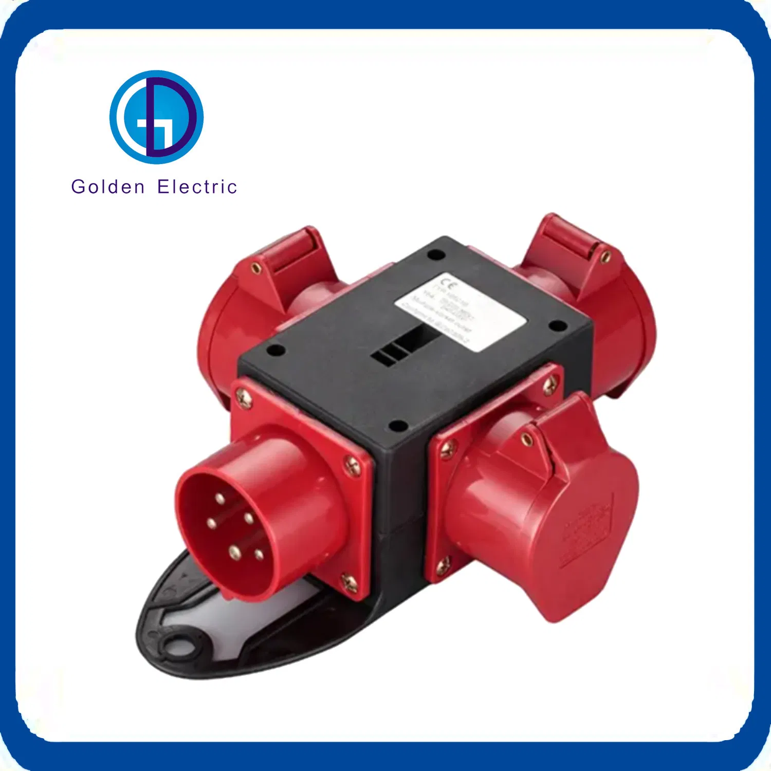 Distribution Power Box 32A 400V 5p Multiple Socket Outlet Multi-Way Adaptor