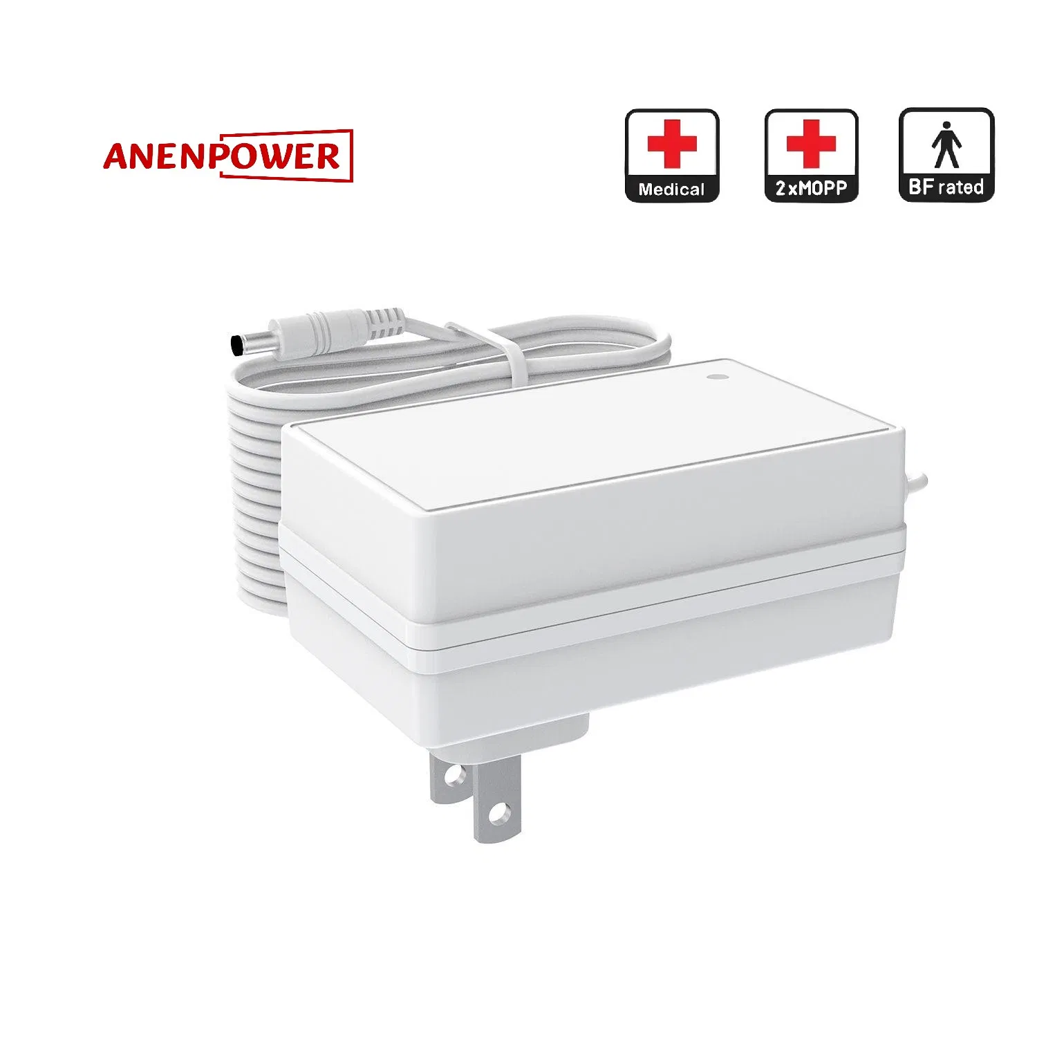 Japan Plug 12V 3A Medical Grade Power Adapter for Portable Ultrasound Peripheral Modules