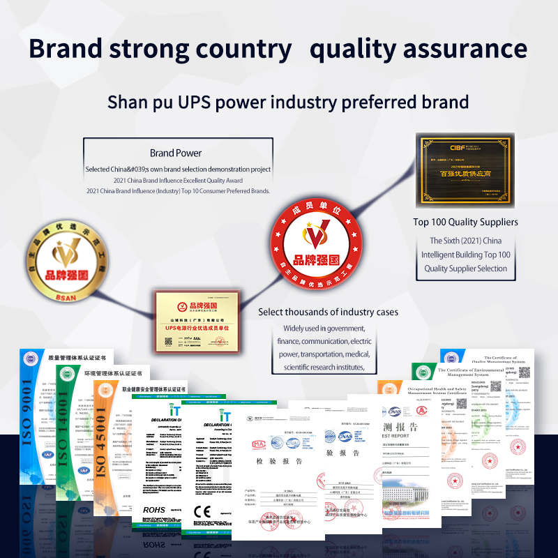 High Quality Online Dual Conversion Uninterruptible Power Supply Three Inputs and Three Outputs Stable Voltage Pure Sine Wave UPS for Communication Syste