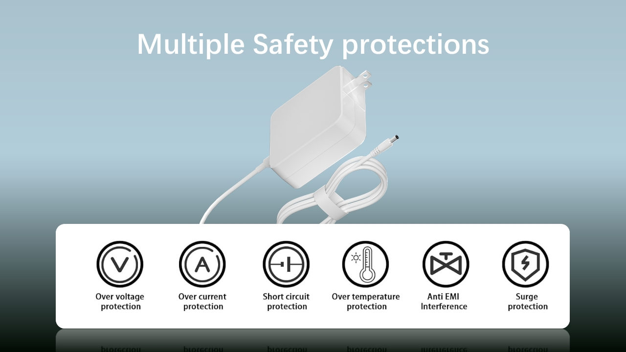 China Supplier 24V 3A 72W White Phone Charger HS Code Adapter CE RoHS FCC Charger Power Bank Portable Charger Laptop Power Adapter