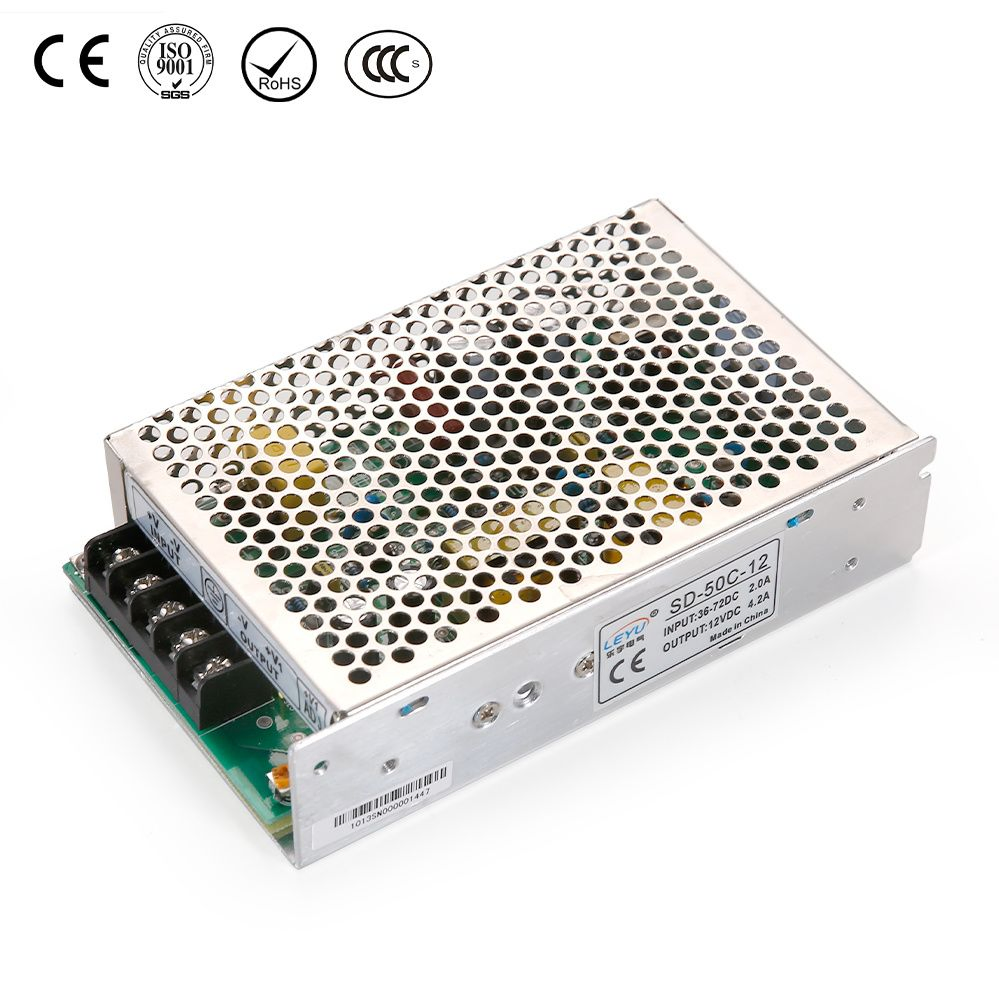 SD-50b-24 Isolated 48V to 24V 50W Single Output DC to DC Converter