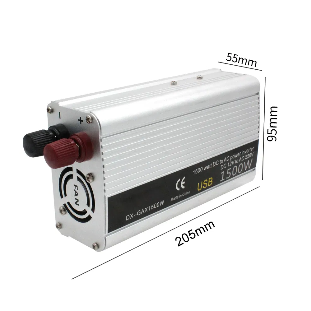 Converters 0.5kw 500W 1000W 1kw 1500W Power Inverter 12V DC to 220V 230V AC for Universal Sockets