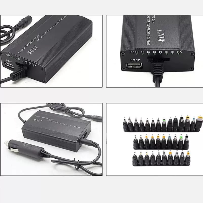 Adjustable Power Supply 12V~24V 5A 120W Universal 100V-240V AC/DC Power Adapter Converter 12V 15V 18V 19V 20V 24V Power Supply