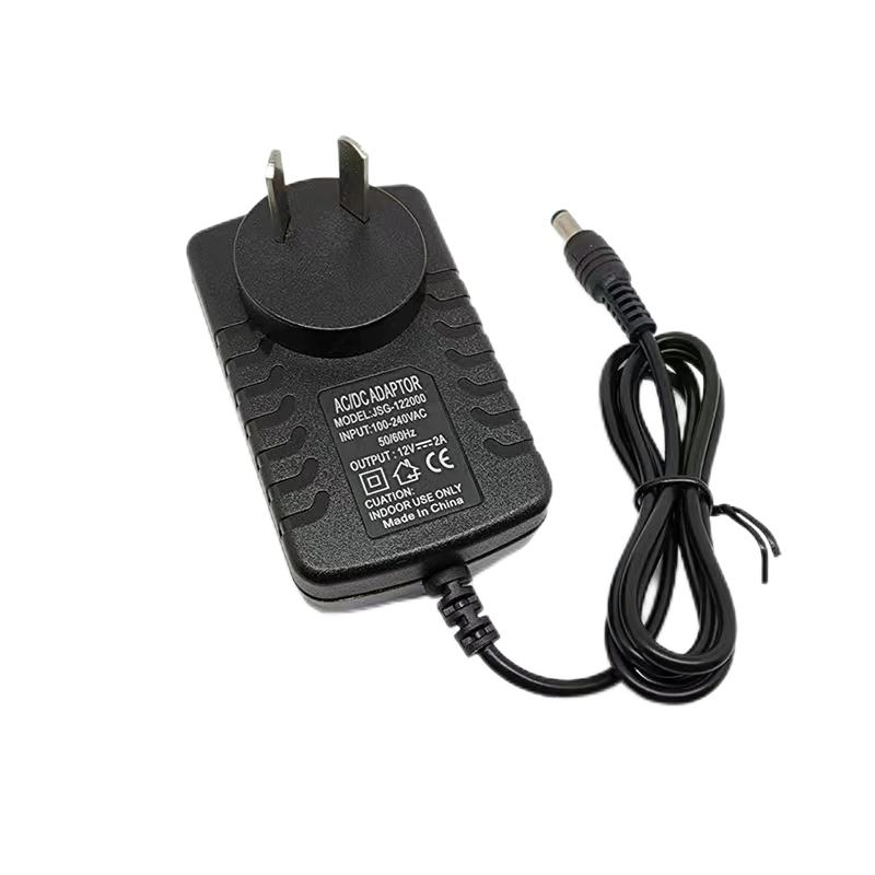 12V 24V 1A 2A 3A 5A 10A 15A European British American Standard Compact Wall-Mounted Power Adaptor (12V2A)