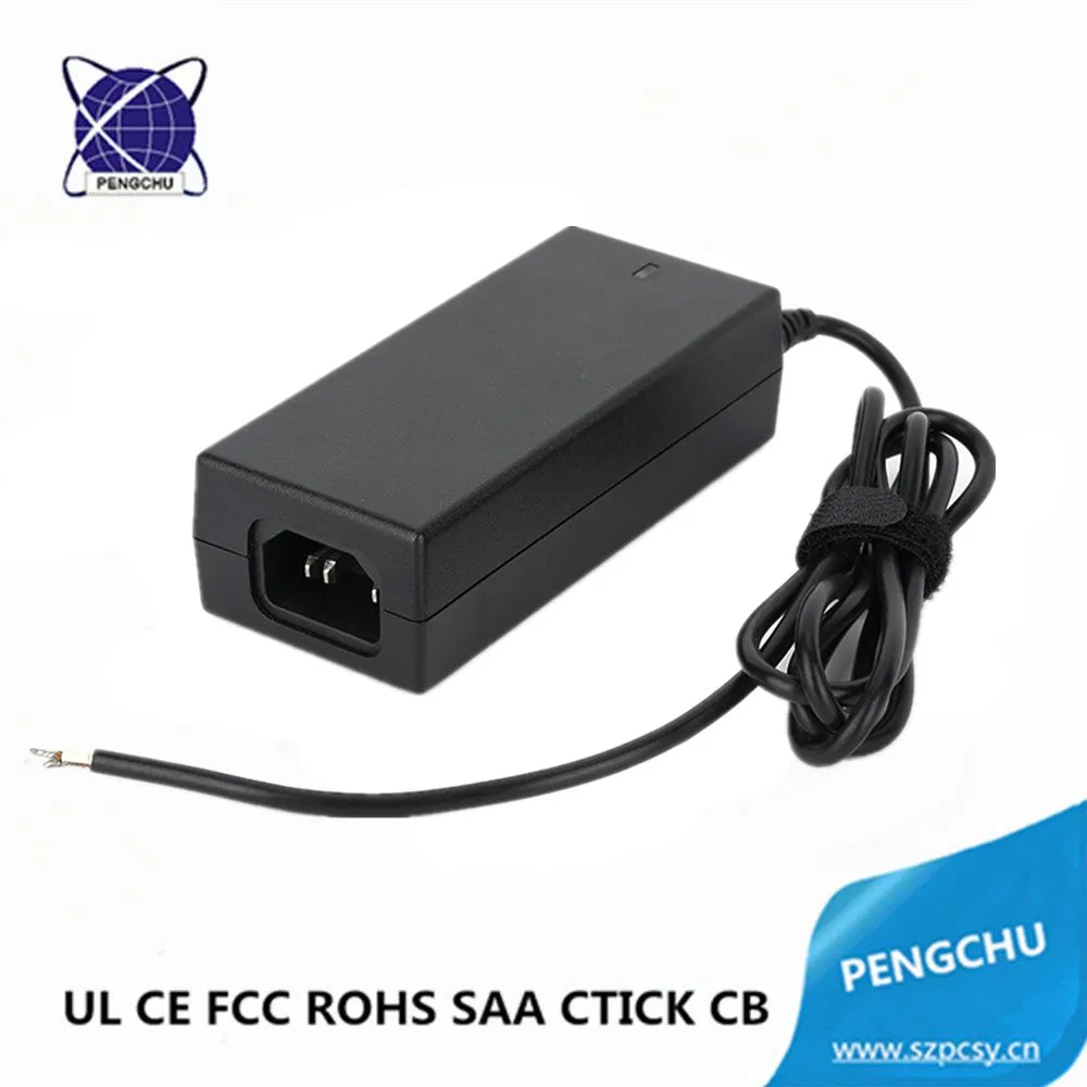 Plastic Shell 12 Volt 4 Amp 48 Watt AC/DC Switch Mode Power Adaptor with UL CE FCC RoHS SAA CB