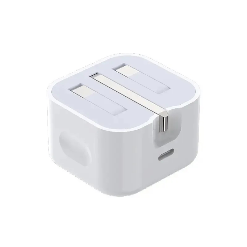 USB-C 20W Power Adapter Adapter for iPhone Quick Charging Pd 20W Adapter Portable UK 20W Power Adapter Mobile Accessories