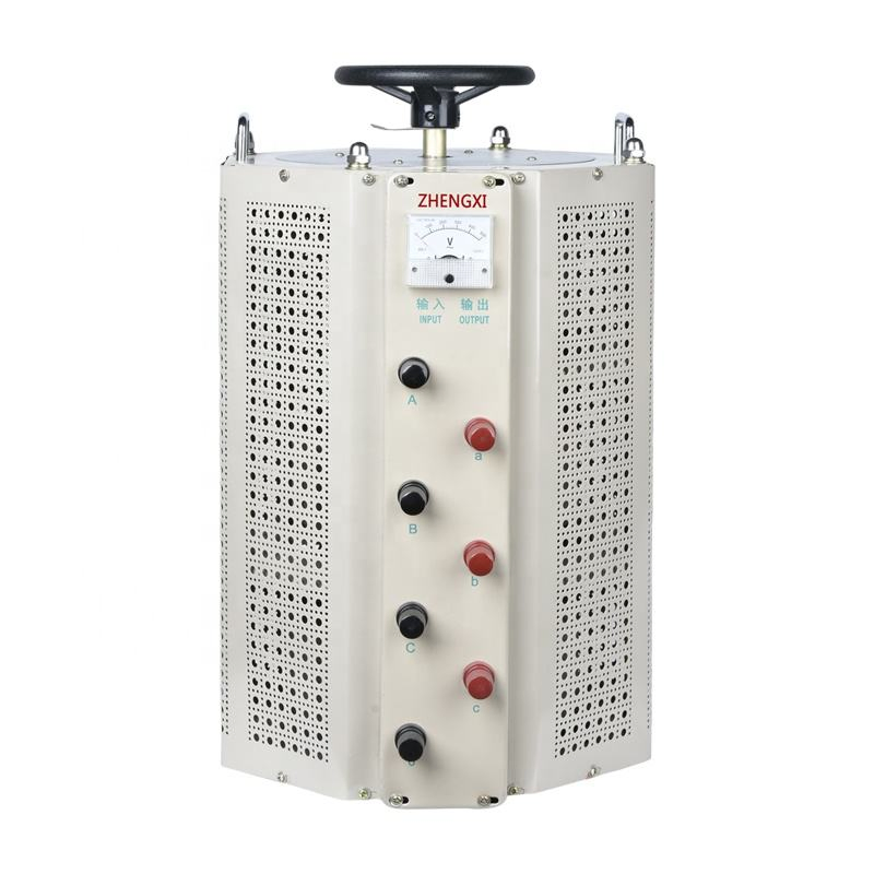 380V Input 0-430V Output Manual Adjustment Voltage Regulator Transformer Three Phase AC