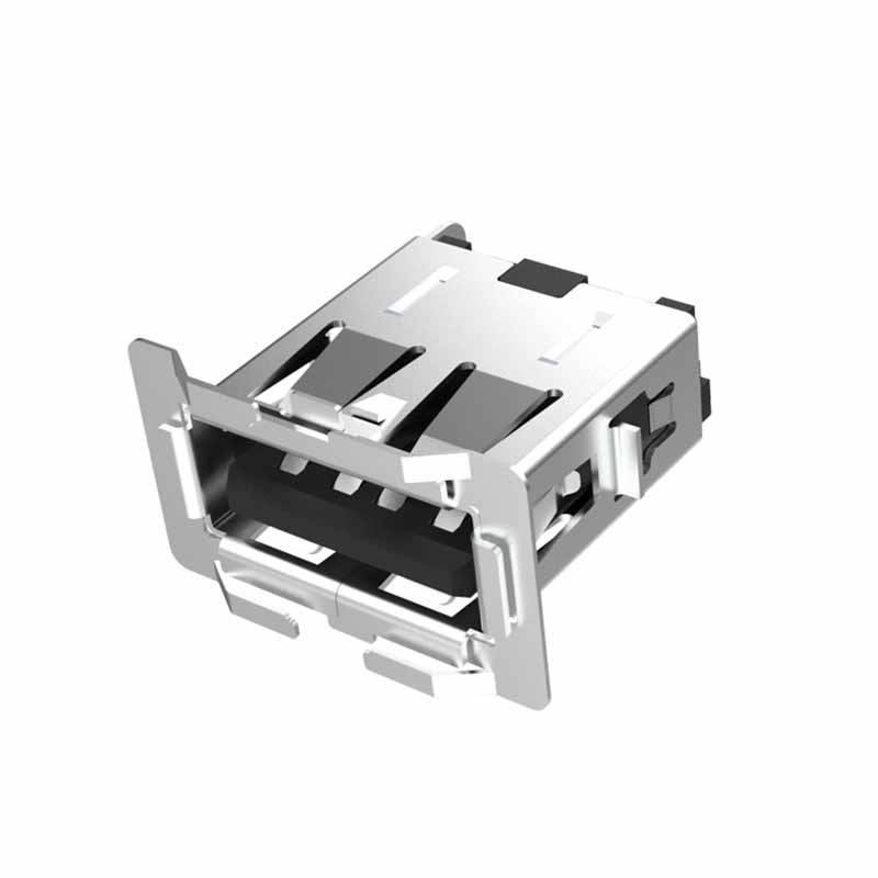 Well Known Mobile Phone Charge Female Connector Electronic USB Af Socket Adapter