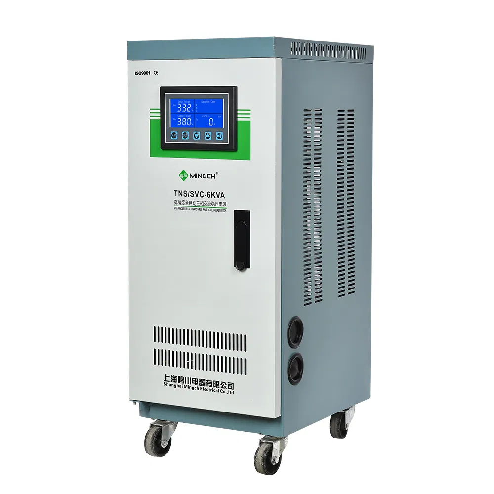 Mingch Tns-20kVA 30kVA 40kVA 50kVA 100kVA 120kVA Three Phase 380V 400V 415V 440V Servo Motor Automatic Voltage Regulator Stabilizer Factory Price
