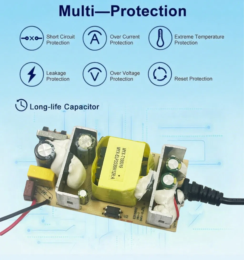 Universal AC DC Power Adapter 24V 12V 19V 5V Multiple Voltage Switching Converter for LED Strip LCD Monitor