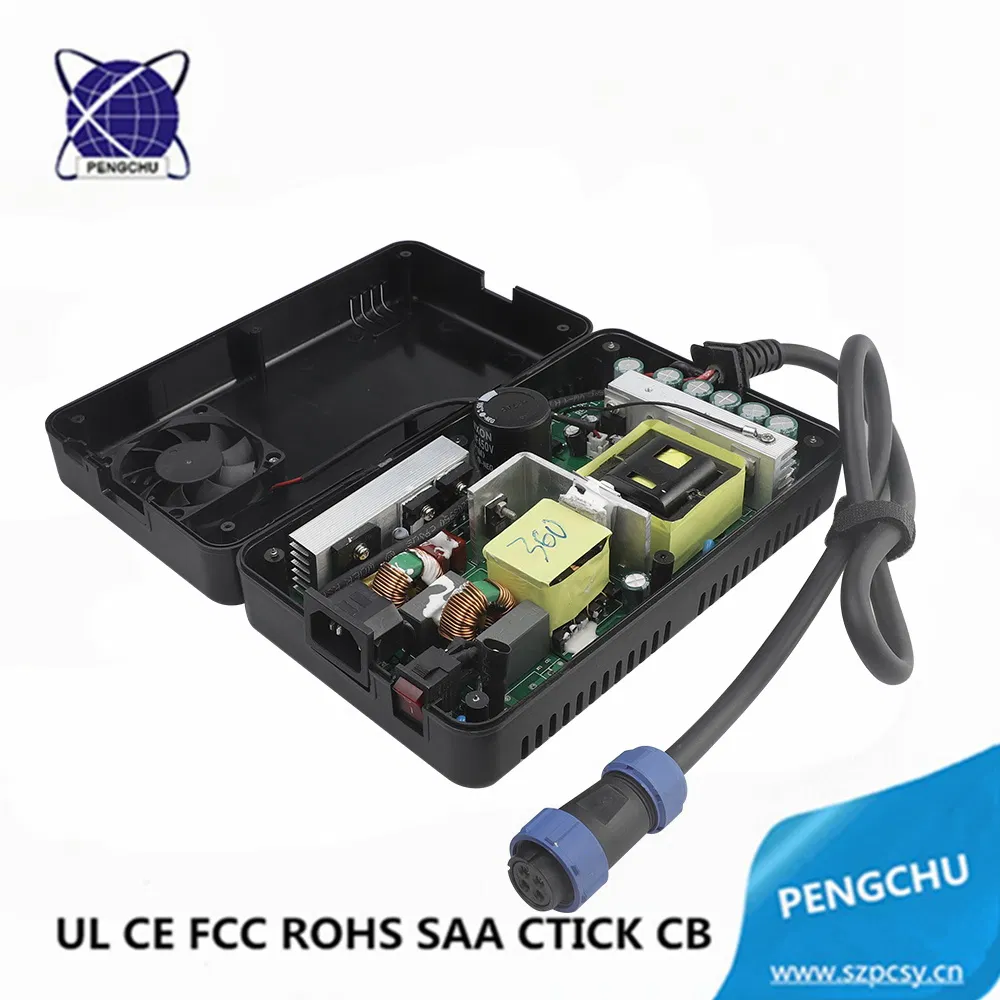 100% Plastic Material 500W 24V 21 DOE Level VI Switch Mode Power Adapter with CE FCC RoHS SAA CB