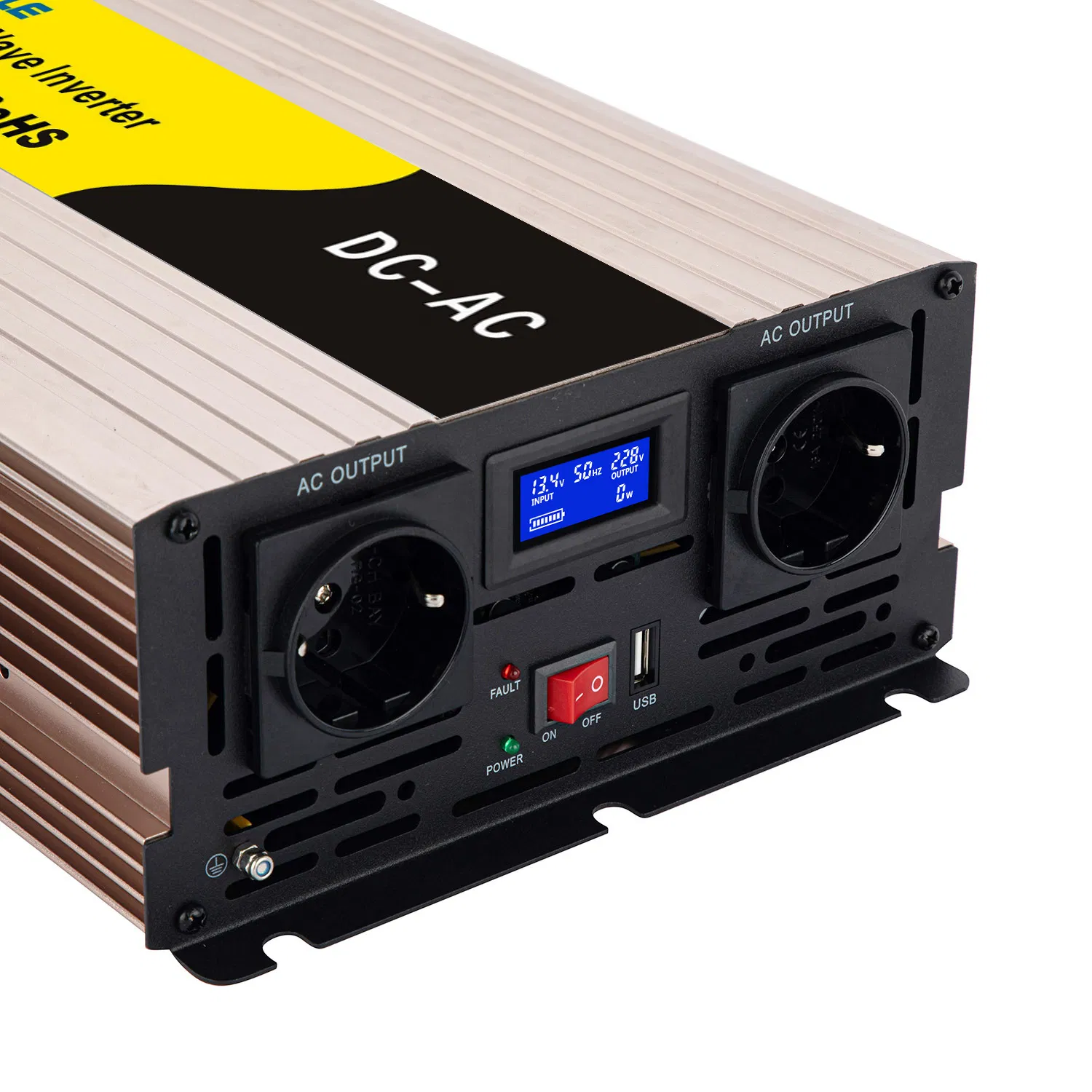 3000W/3kw 3000 Watt 12V/24V/48V DC to AC 110V/120V 220V Converter Pure Sine Wave Solar Power Inverter
