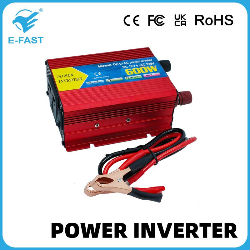 Universal Aluminum Household Appliance Power Inverter 200W DC to AC Vehicle Inverter Intelligent 12V 220V Solar Power Converter