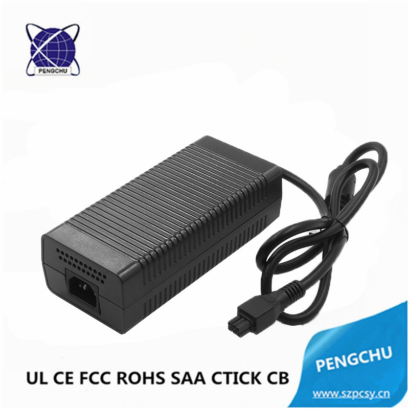 CE FCC RoHS PSE Approved 180W 24V 7.5A AC to DC Switch Mode Power Adapter