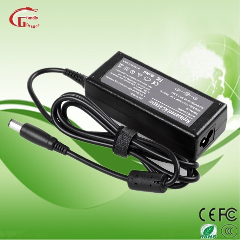 19.5V 3.34A 65W AC DC Power Adapter Portable Charger Laptop Power Supply for DELL
