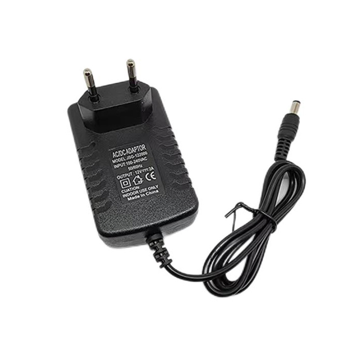 12V 24V 1A 2A 3A 5A 10A 15A European British American Standard Compact Wall-Mounted Power Adaptor (12V2A)