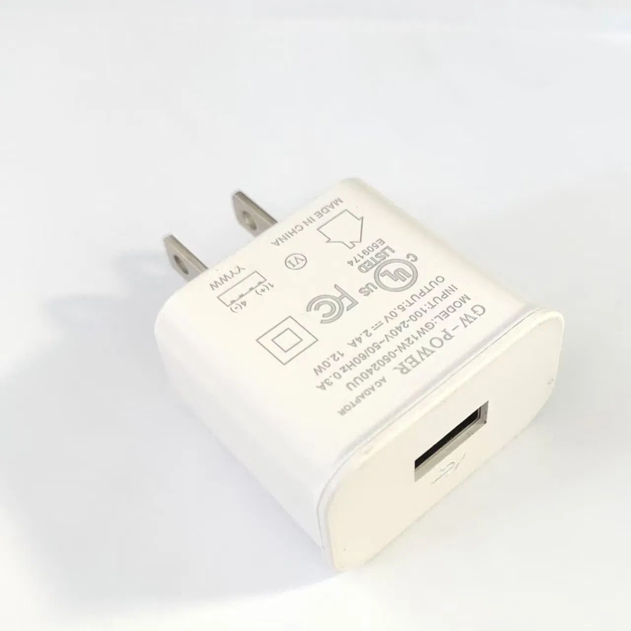 5V 1A UL Certified Wall Mount Small Compact Replacement USB Power Adapter