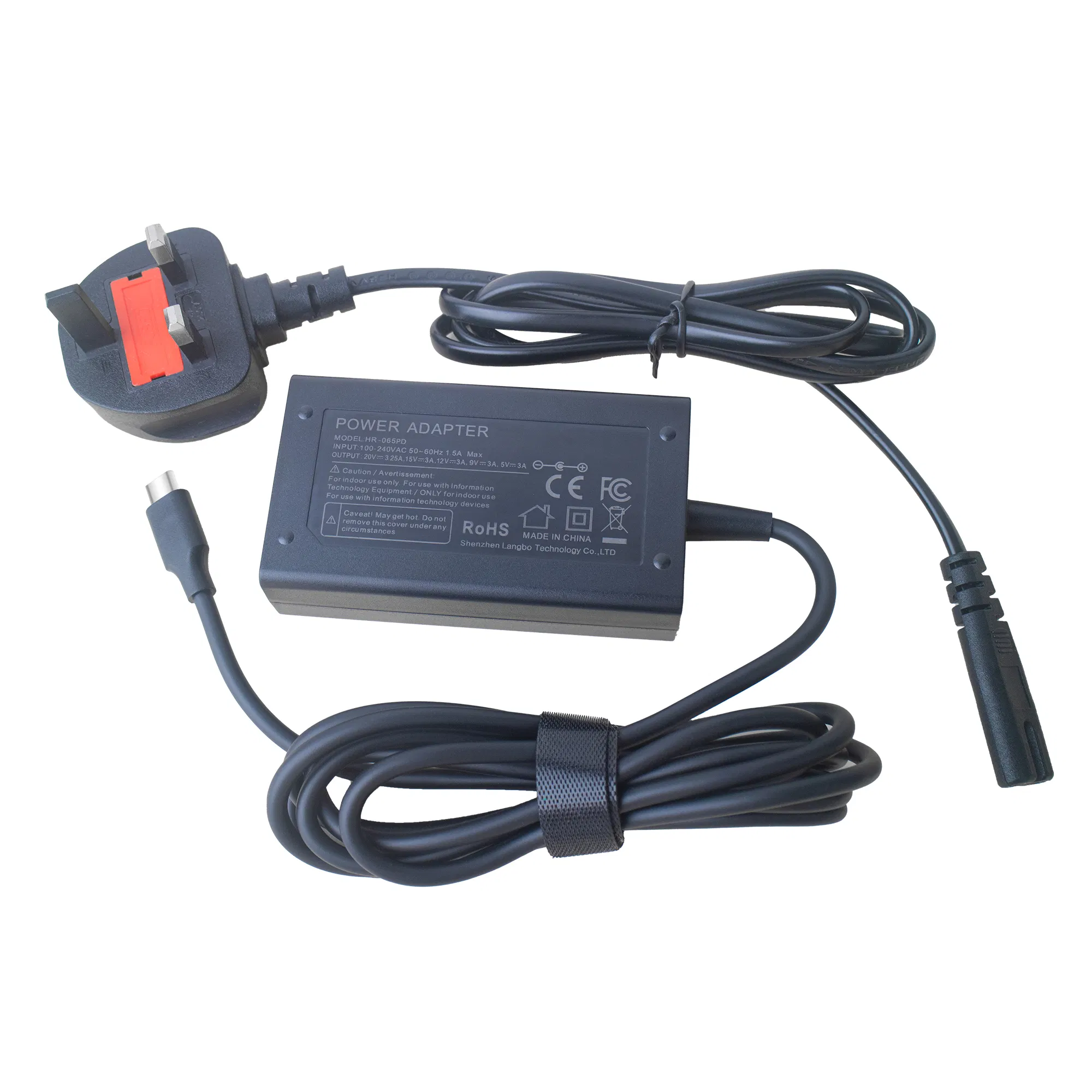 China Factory 65W Mobile Accessories Type-C Mobile Phone Charger Portable Power Station Power Supply Mobilephone Switching Power Adapter for Fast Charging