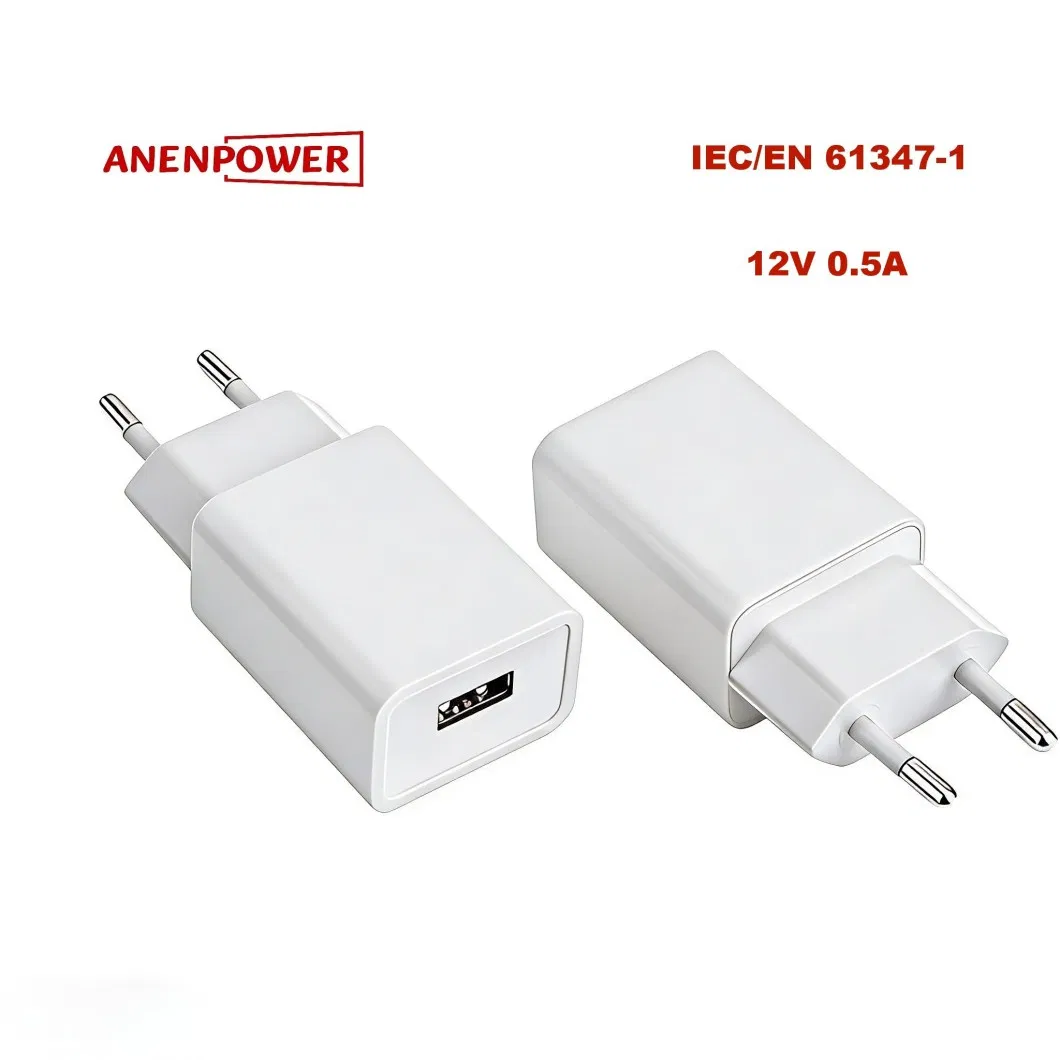 Ukca Certified 12V 0.5A AC Adapter UK Plug IEC/En 61347-1 Compliant Power Supply