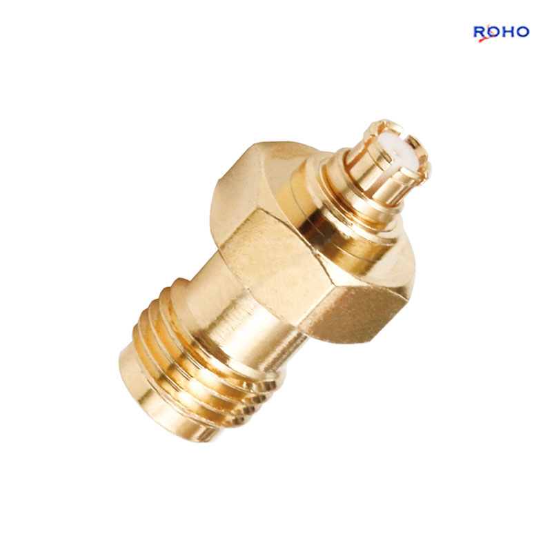 SMP Female to SMA Female Straight RF Connector Adapter