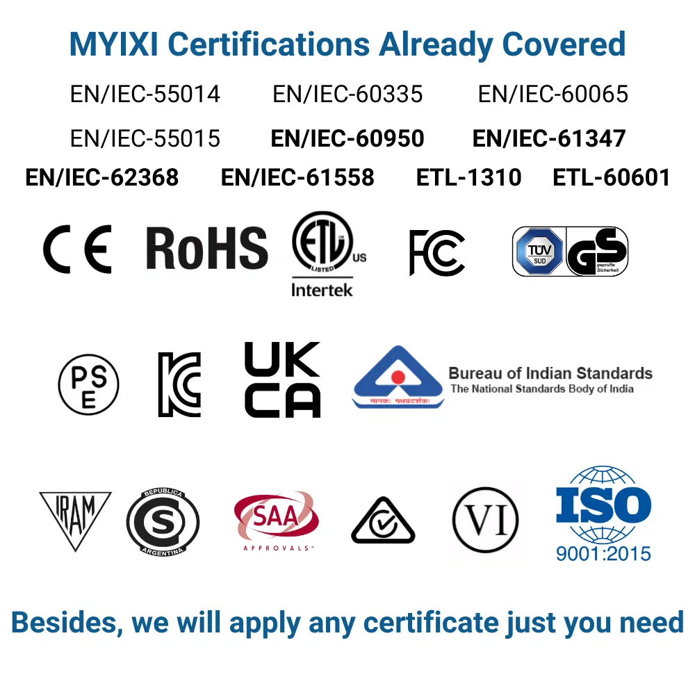 65watt AC Adapter 12V 15V 18V 20V 24V Medical Grade Power Adapter 24volts 2.7AMP IEC60601 AC DC Desktop Power Supply