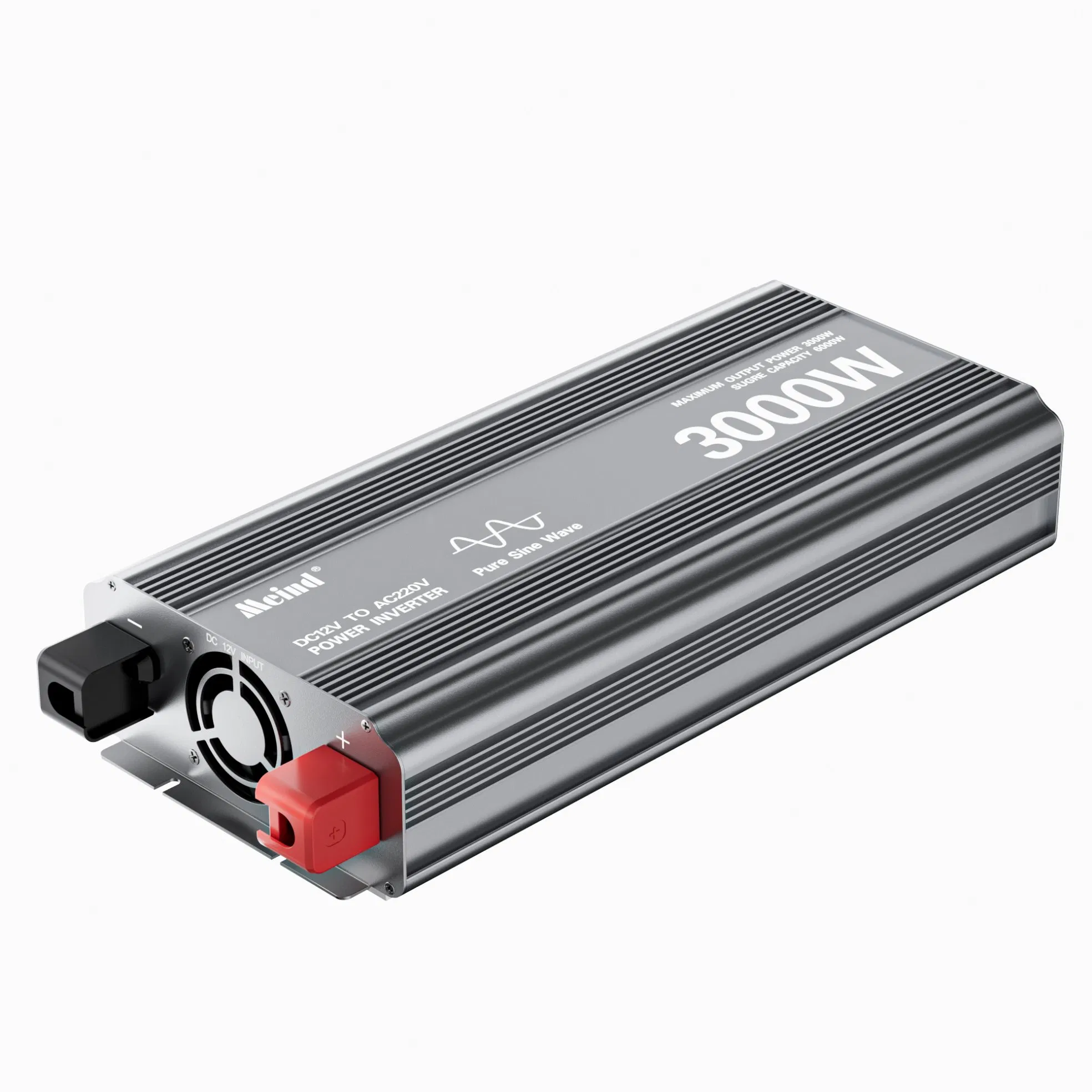 DC 12V to AC 220V 3000W Power Inverter Pure Sine Wave Converter with LCD Display Home Inversor