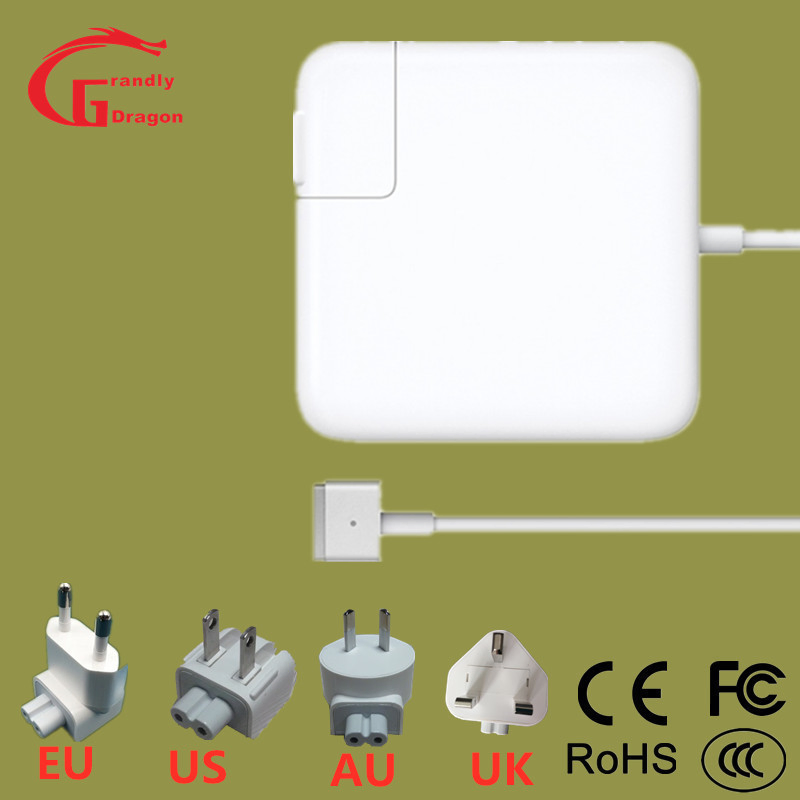 45W 14.85V 3.05A Laptop Power Adapter with T Tip Magsafe 2 for MacBook Air Charger