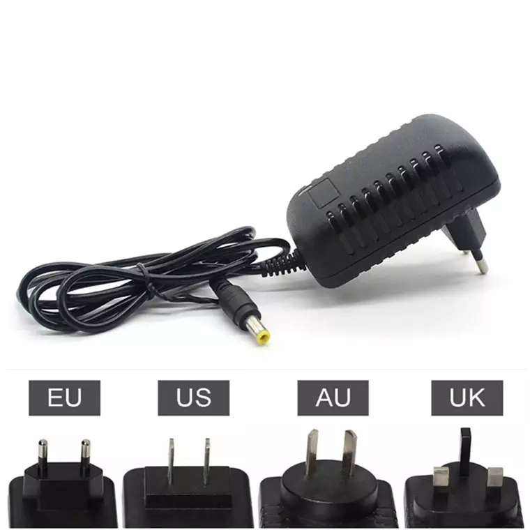 CE Listed AC Adapter 100-240V 50-60Hz AC to DC Converter 12V 2A Power Adapter