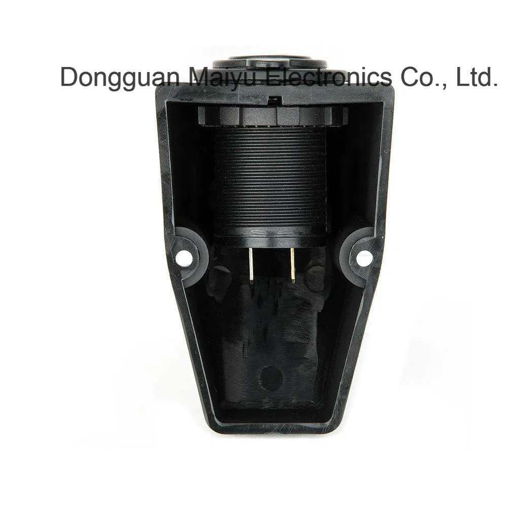 12V Dual USB Panel Dashboard Mount Charger Outlet Socket Adapter