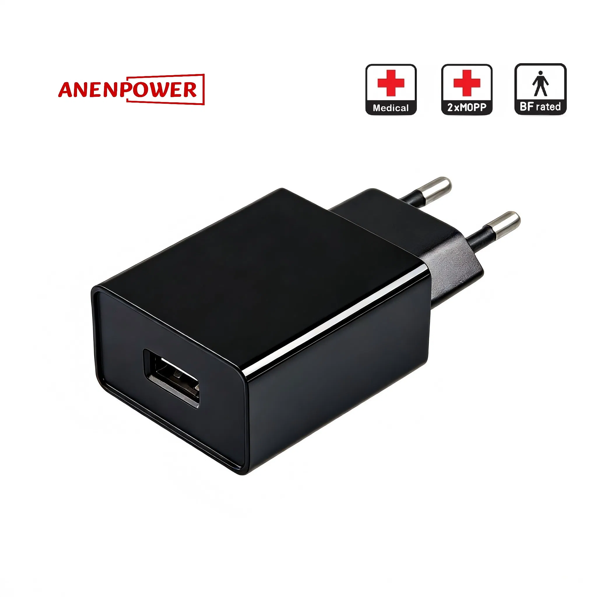 IEC 60601-1 Rcm Certified Medical Power Adapter 5V 1A Au Plug AC/DC Power Supply for Portable ECG Monitors