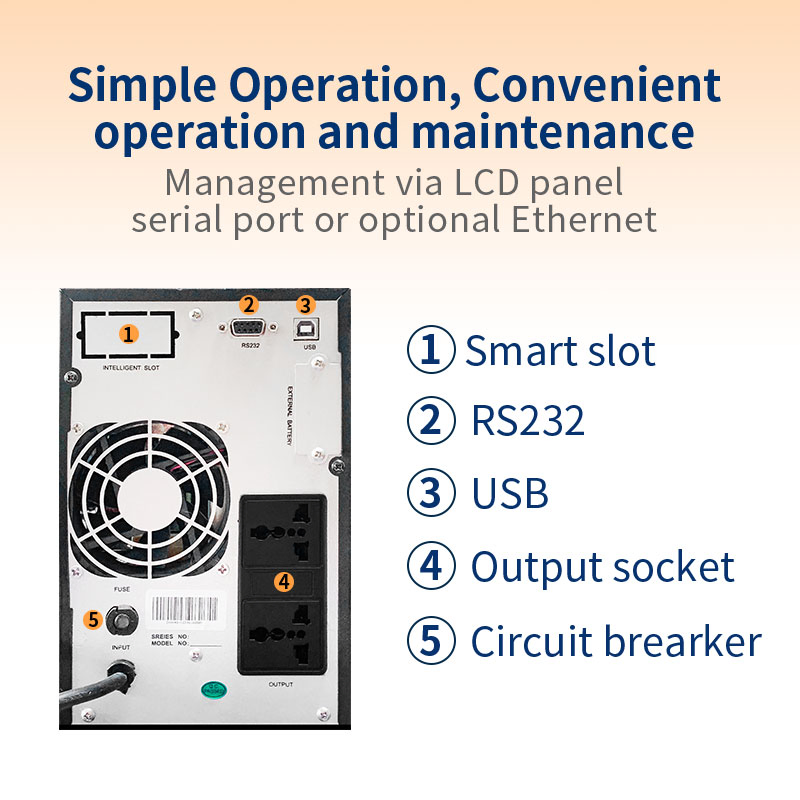 110V/220V Uninterruptible Power Supply UPS Manufacturers 1000va 2000va 3000va 6000va Single Phase Pure Sine Wave Online UPS Power Supply for Computer