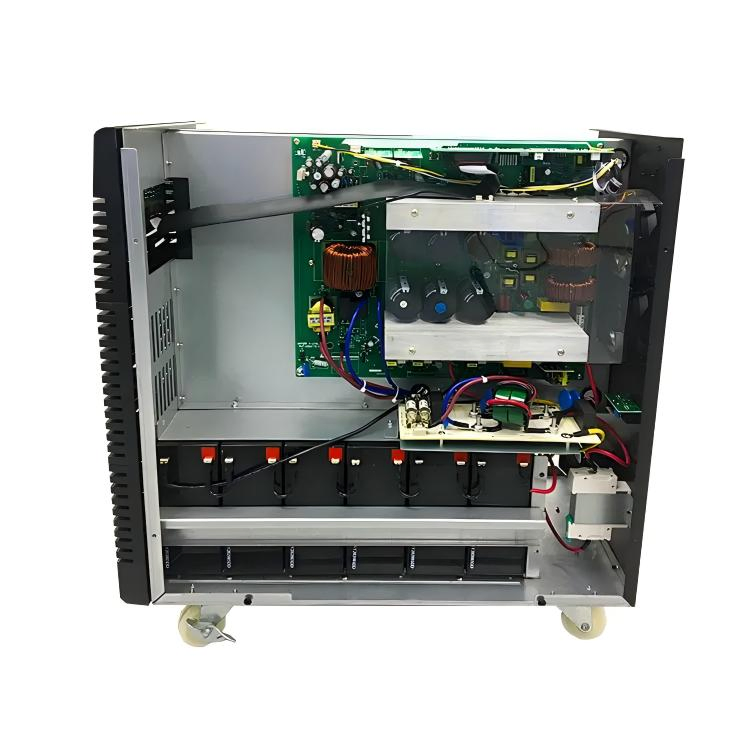 High Frequency UPS 6/10/15/20kVA Double Conversion Long Short Backup Internal External Battery Sine Wave Uninterruptible Power Supply Online UPS with LCD