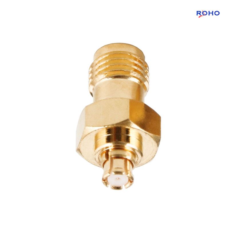 SMP Female to SMA Female Straight RF Connector Adapter