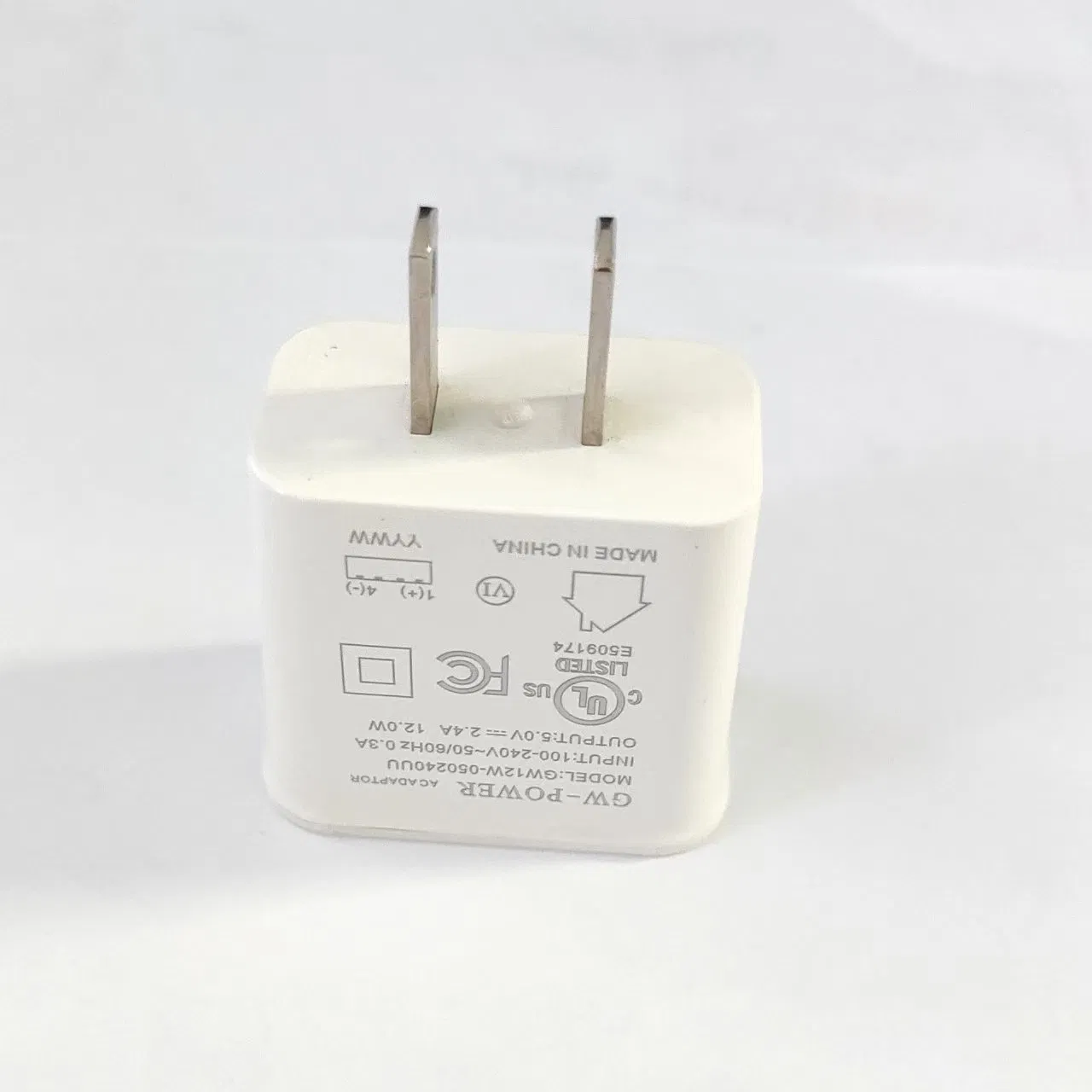 5V 1A UL Certified Wall Mount Small Compact Replacement USB Power Adapter