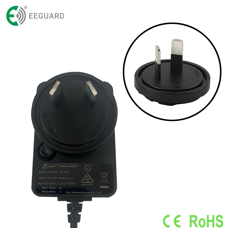 TCP/IP System UK Au EU Power Adapter 12V 2A Support Villa Intercom