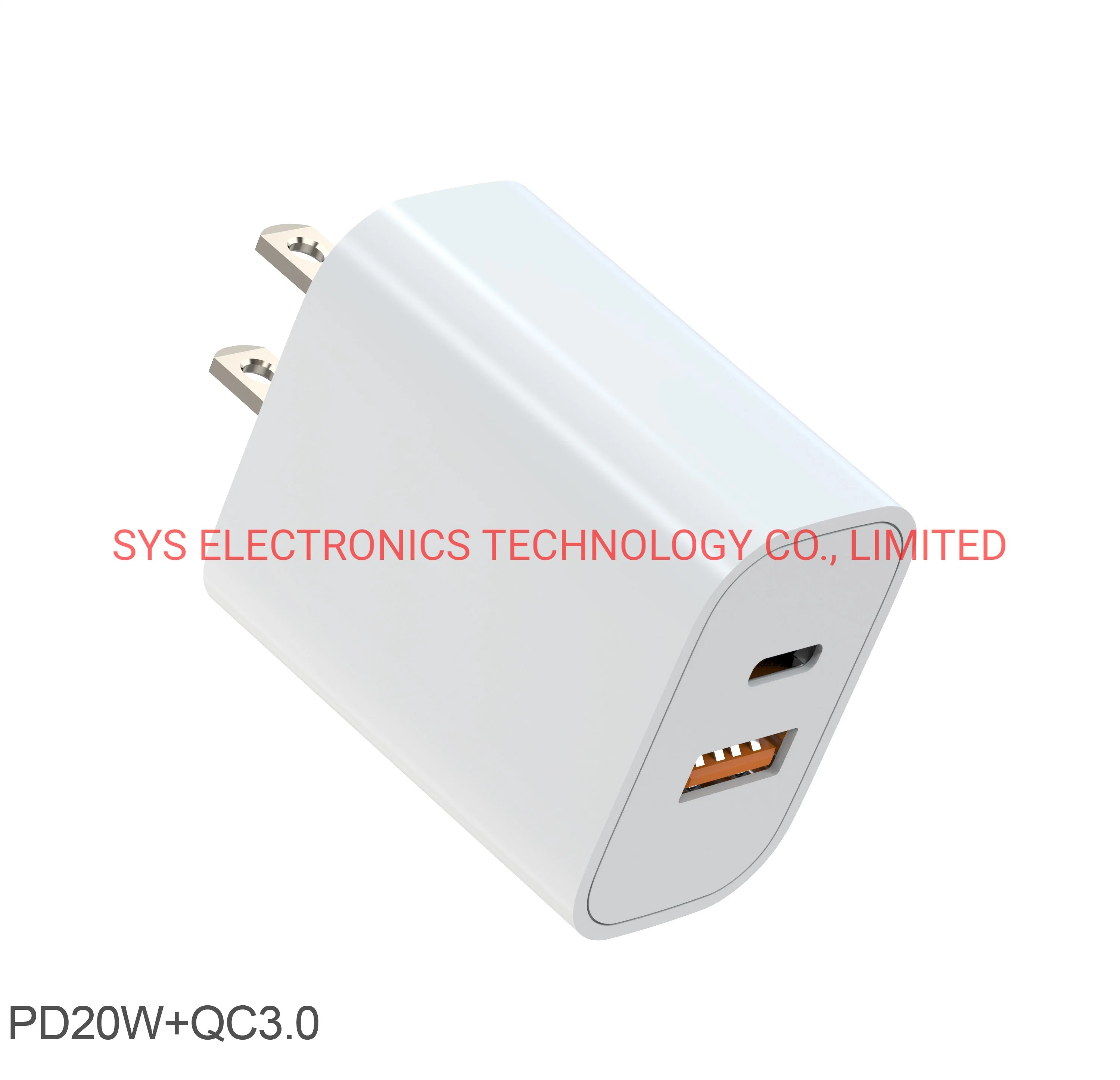 Portable Apple 20W USB C Power Adapter for iPhone 11 12 13 PRO 14 Max Fast Charger Us/EU/UK Plug